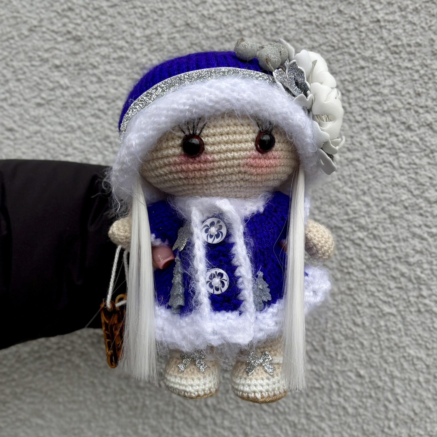 Кукла ручной работы Снегурочка