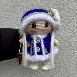 Кукла ручной работы Снегурочка