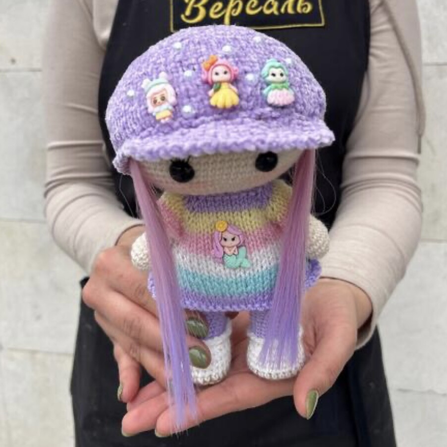 Кукла ручной работы Русалочка