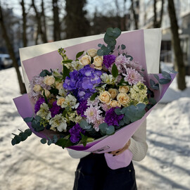 Фиолетовый букет