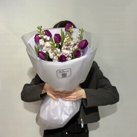Букет с тюльпанами